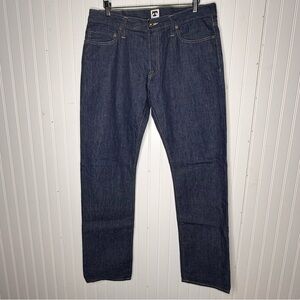 Tellason John Graham Mellor Slim Straight Selvedge Jeans White Oak Cone Denim 36